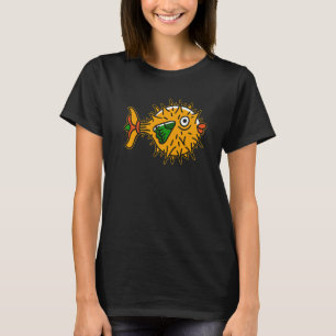 Blowfish Dank Meme Cute Sea Fish Pufferfish T-Shirt