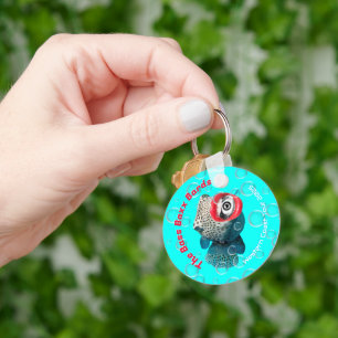 Blowfish Punk Rock Band Tour Key Ring