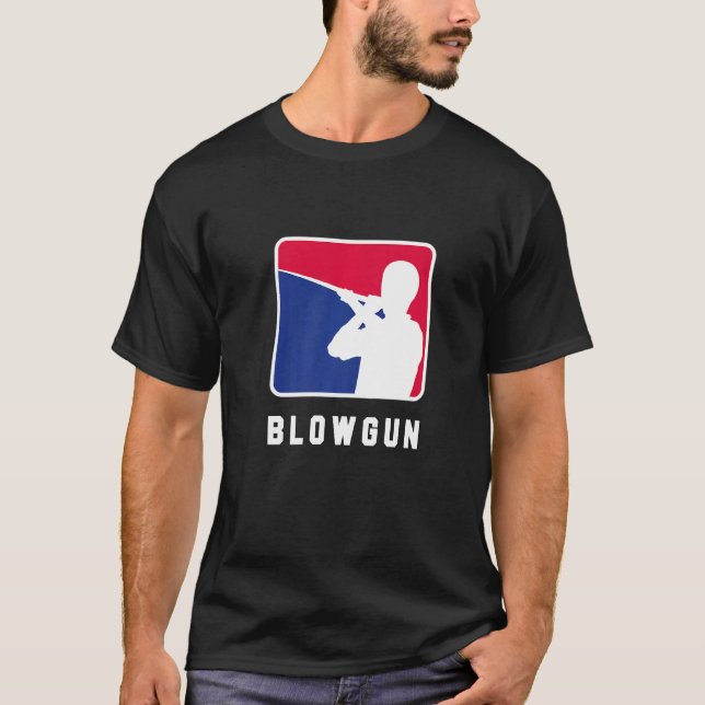 Blowgun Blow Tube Hunting Spit Tube Hunting Blow T T-Shirt (Front)