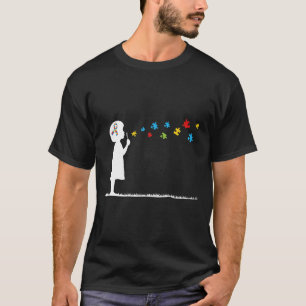Blowing Bubbles Autism Awareness Youth Kids T-Shirt