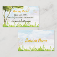 Blowing Dandelion Business Card
