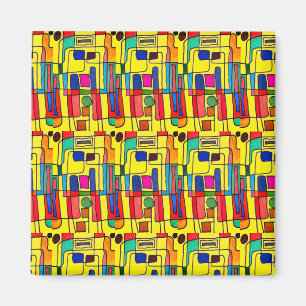 "Blowing In the Wind " Abstract Dishwasher Magnet