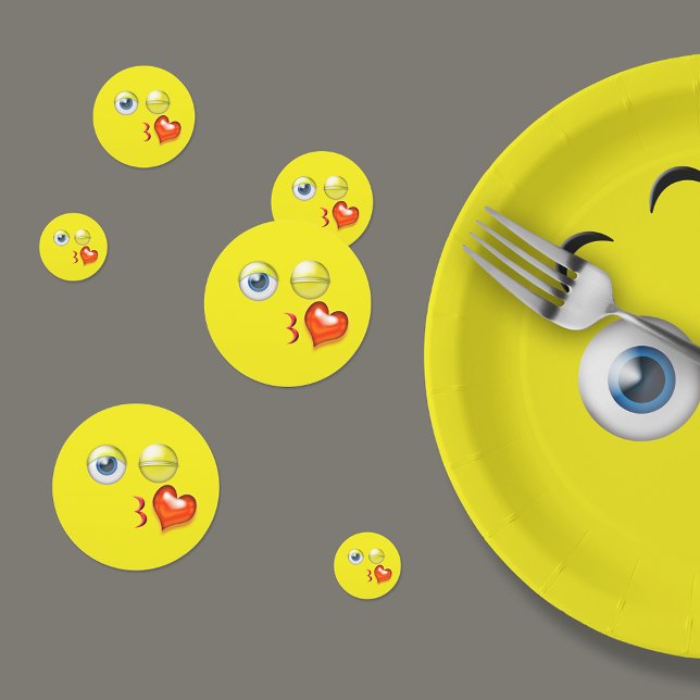 Blowing Kiss Emoji Confetti (Creator Uploaded)