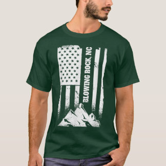 Blowing Rock NC North Carolina American Patriotic  T-Shirt