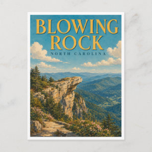 Blowing Rock North Carolina Blowing Rock GeoSaga Postcard