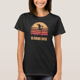 Blowing Rock North Carolina Skier Vintage Ski Nc 8 T-Shirt