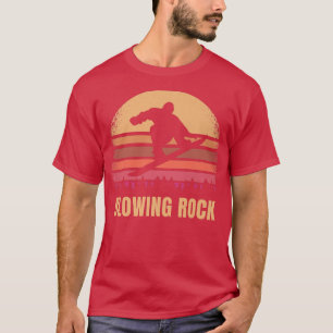 Blowing Rock North Carolina Snowboarding NC Outdoo T-Shirt
