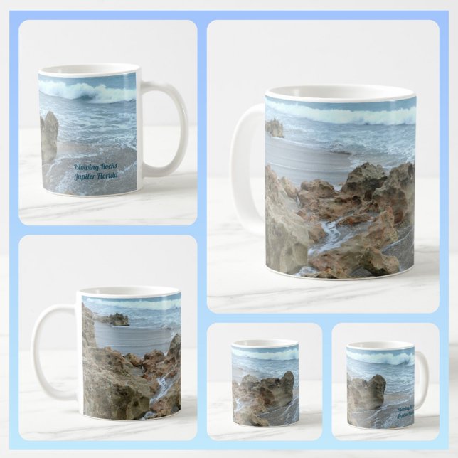 Blowing Rocks Jupiter Florida Coffee Mug (Creator Uploaded)