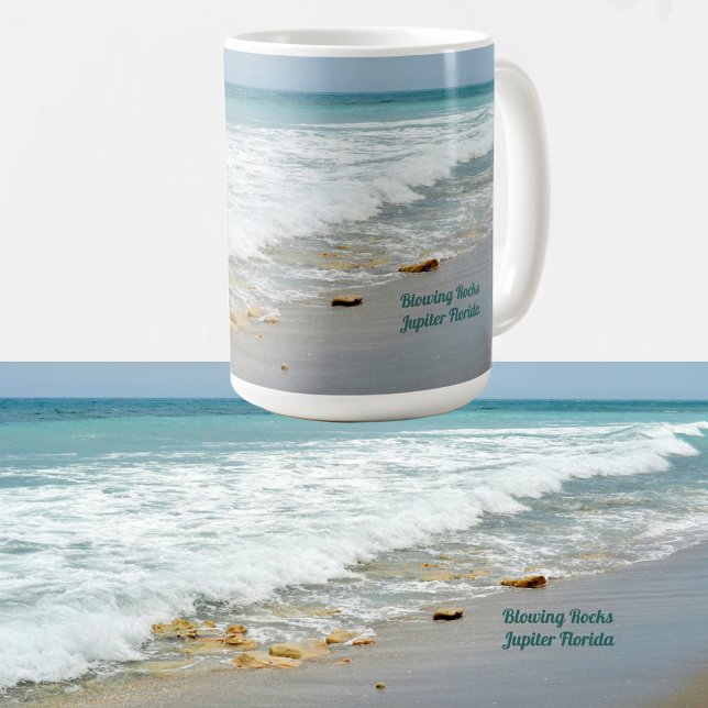 Blowing Rocks Surf Jupiter Florida Coffee Mug (Creator Uploaded)