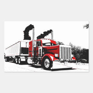 Blowing Through Peterbilt v2 Stickers
