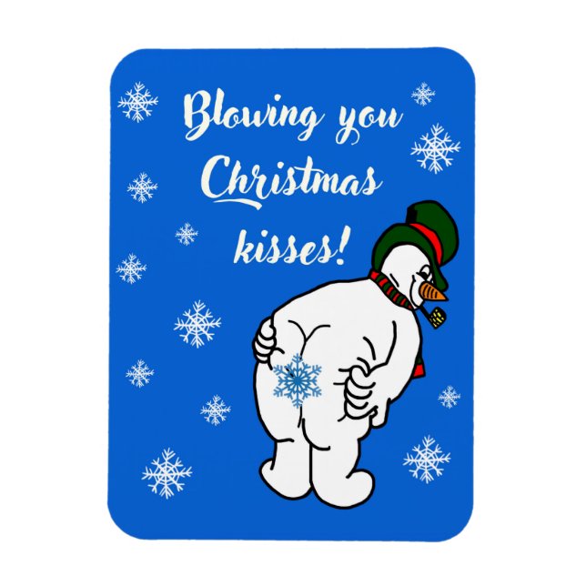 Blowing You Christmas Kisses!  Magnet (Vertical)