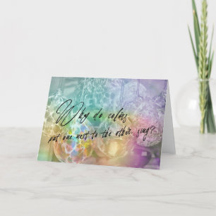 BLOWN GLASS Greeting Card