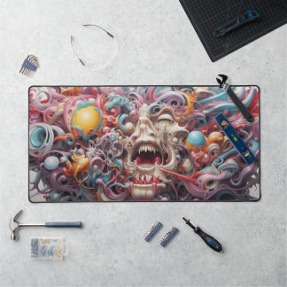 Blown Mind Abstract Desk Mat