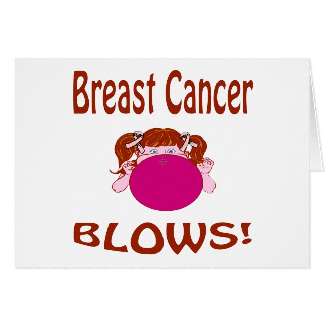 Blows Breast Cancer Card (Front Horizontal)