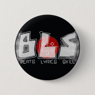 BLS beats lyrics skill HIP HOP 6 Cm Round Badge