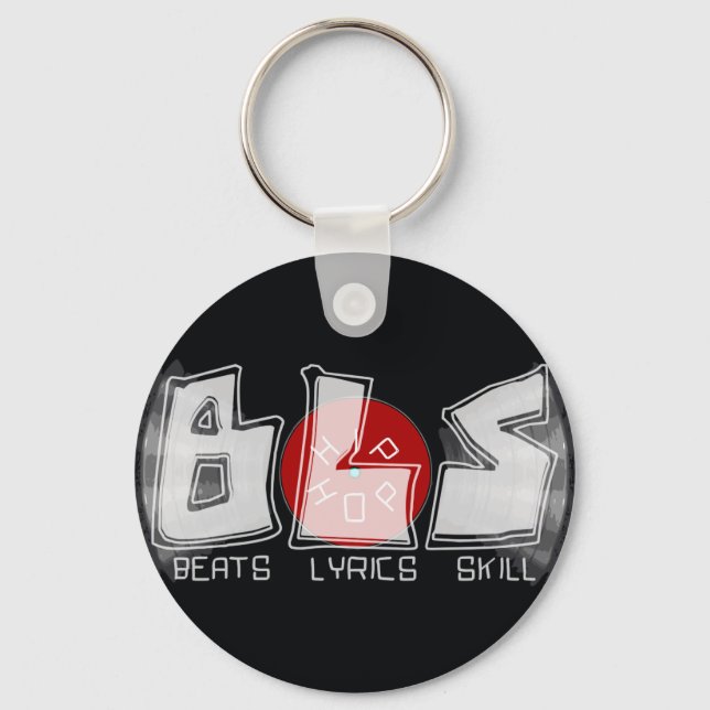 BLS beats lyrics skill HIP HOP Key Ring (Front)