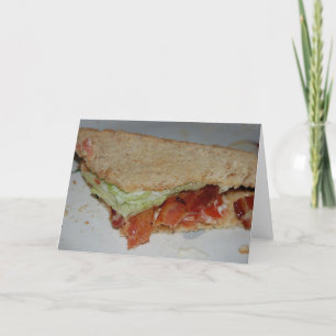 BLT Sandwich Card