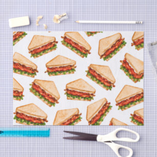 BLT Sandwich Tissue Paper