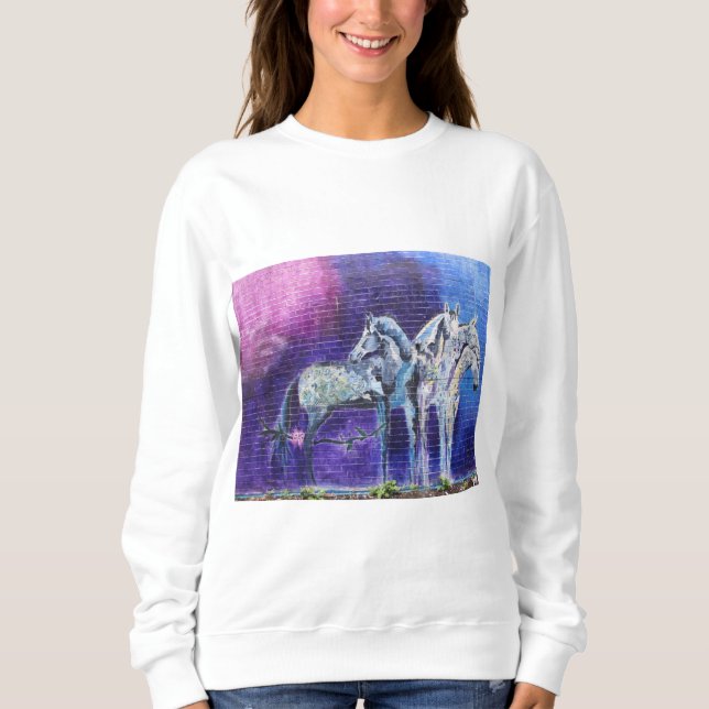 Blu Horse Sweatshirt (Front)