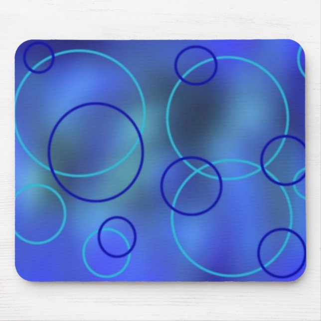 Blu Neon Mousepad (Front)