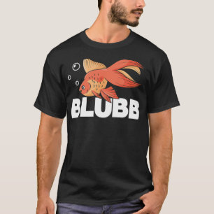Blubb Underwater Goldfish Fish Lover cowboy brand  T-Shirt