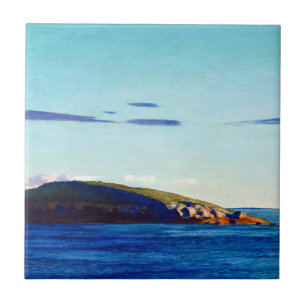 Blubber Island, Maine by Newell Convers Wyeth Tile