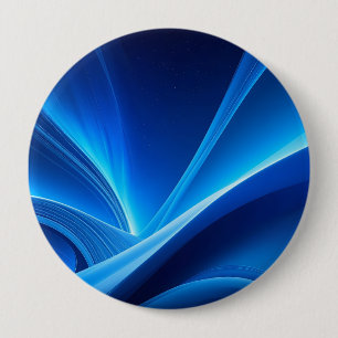 Blue 10 Cm Round Badge