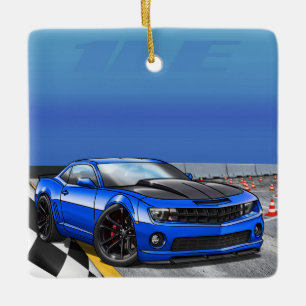 Blue_1LE Ceramic Tree Decoration