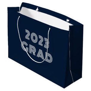 Blue 2023 Grad Large Gift Bag