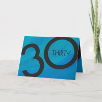 Blue 30 Decade Birthday