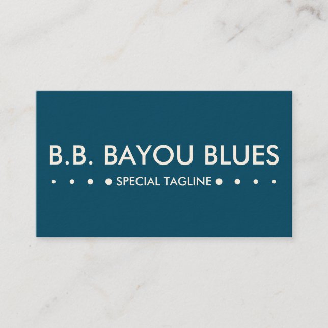 BLUE 4dots Business Card (Front)