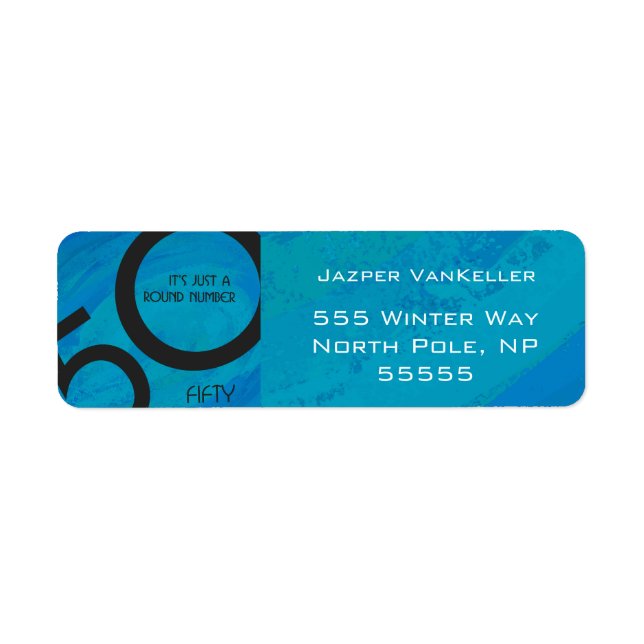 Blue 50 Decade Birthday (Front)