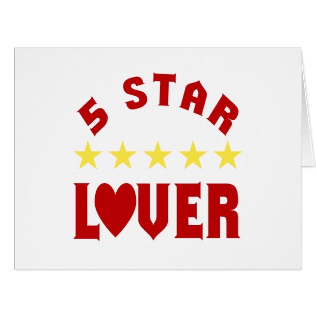 Blue 5 Star Lover (Front Horizontal)