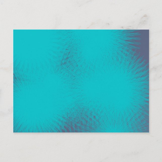 blue 6787 abstract art postcard (Front)