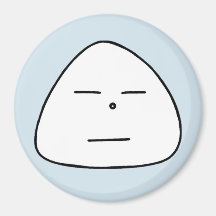 Blue 8 Onigiri Face