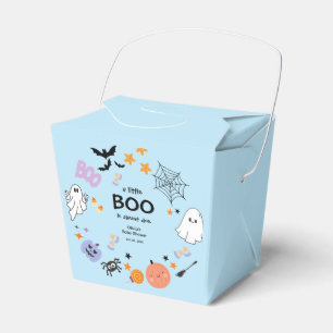 Blue A Little Boo Cute Ghost Halloween Baby Shower Favour Box