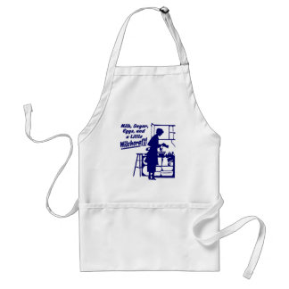 Blue "A LITTLE WITCHCRAFT" Apron