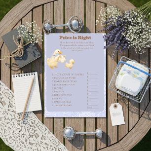 Blue A Silly Goose Price is Right Game card