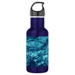 Blue Abstract 532 Ml Water Bottle