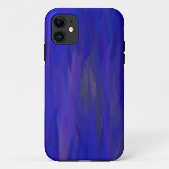 Blue Abstract Art Painting 4 Case-Mate iPhone Case (Back)