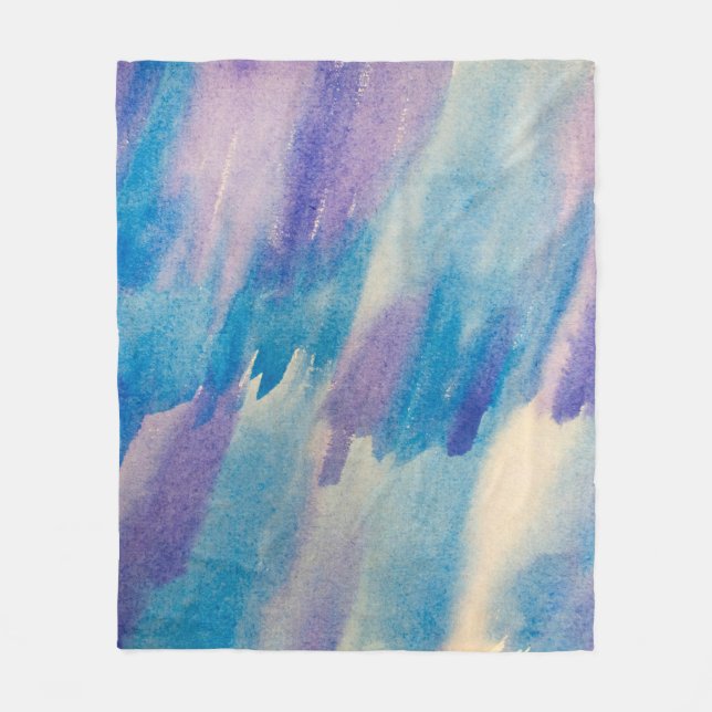 Blue abstract backgroundabstract, aqua, art, artis fleece blanket (Front)
