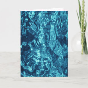 Blue Abstract Card