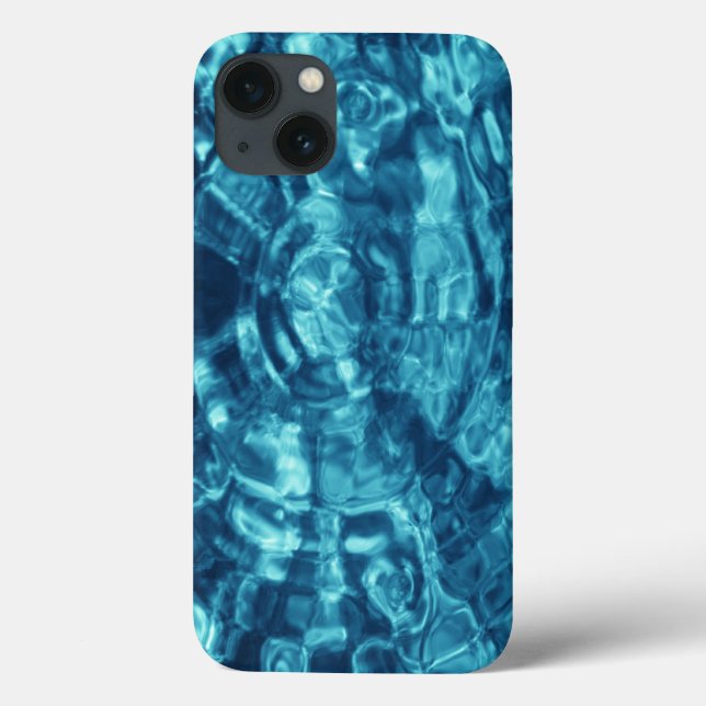 Blue Abstract Case-Mate iPhone Case (Back)