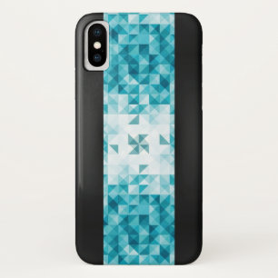 Blue Abstract Geometrical Background Template Case-Mate iPhone Case
