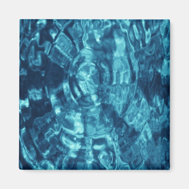 Blue Abstract Magnet (Front)