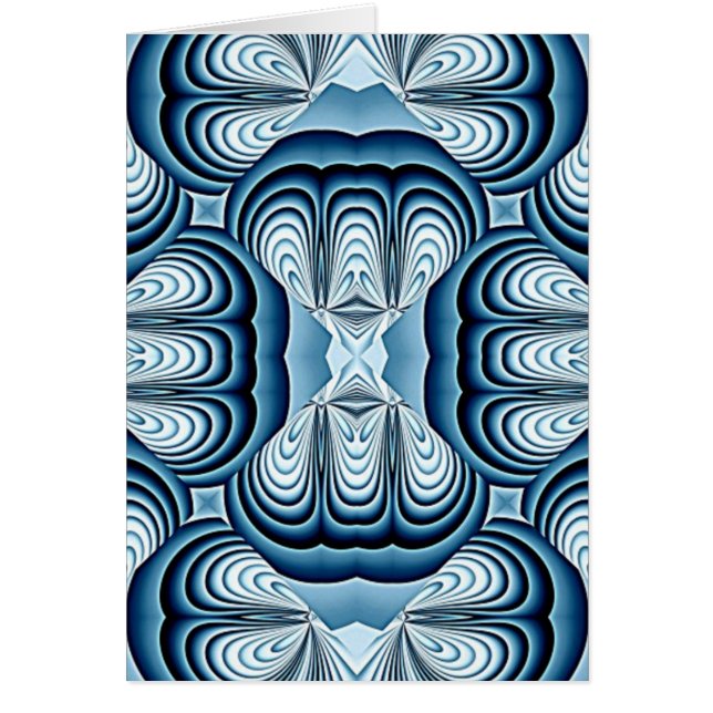 Blue Abstract Mirrors (Front)