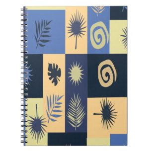 Blue Abstract Notebook