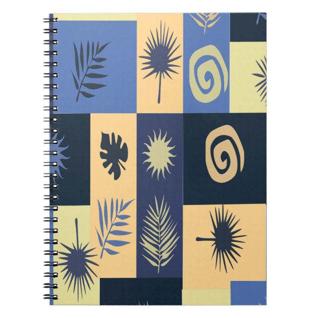 Blue Abstract Notebook (Front)