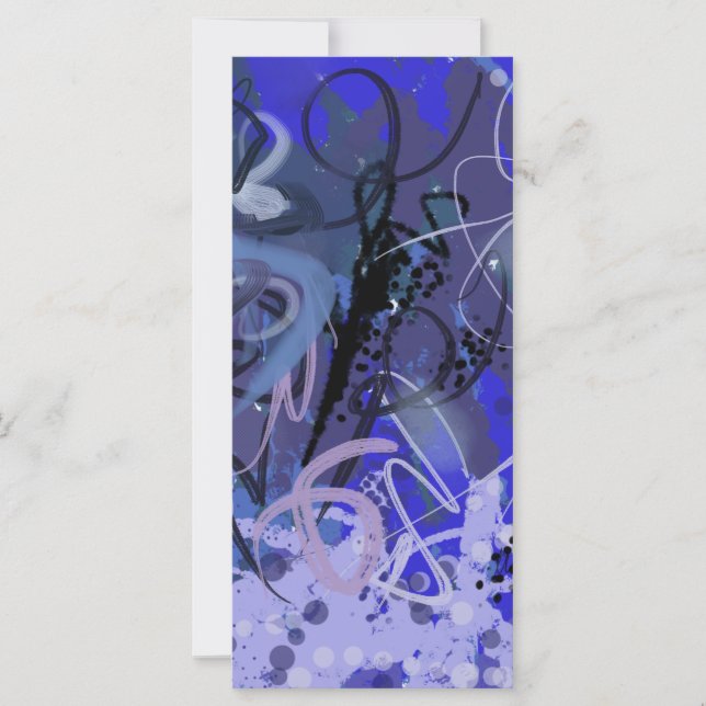 Blue abstract painting (Front)