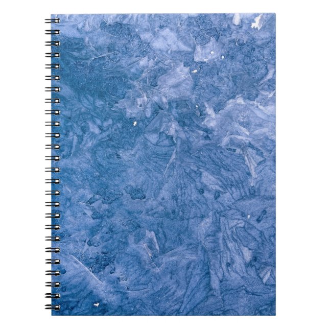 Blue abstract painting notebook (Front)